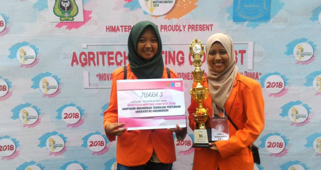 Manajemen Rekayasa UISI Ukir Kejuaraan Nasional Agritech Writing Contest 2018